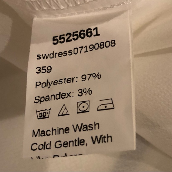 Sweet Long Sleeve White Woman’s Dress - Picture 8 of 8